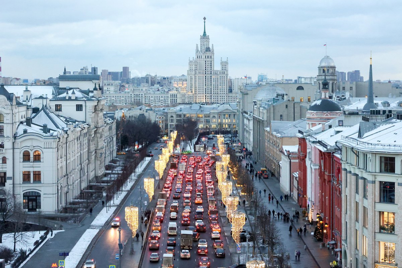 Такер Карлсон в Москве