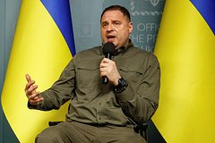 Глава офиса Зеленского назвал целью Киева изображение горящего Кремля