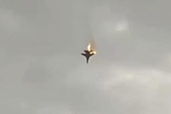 В Крыму упал военный самолет